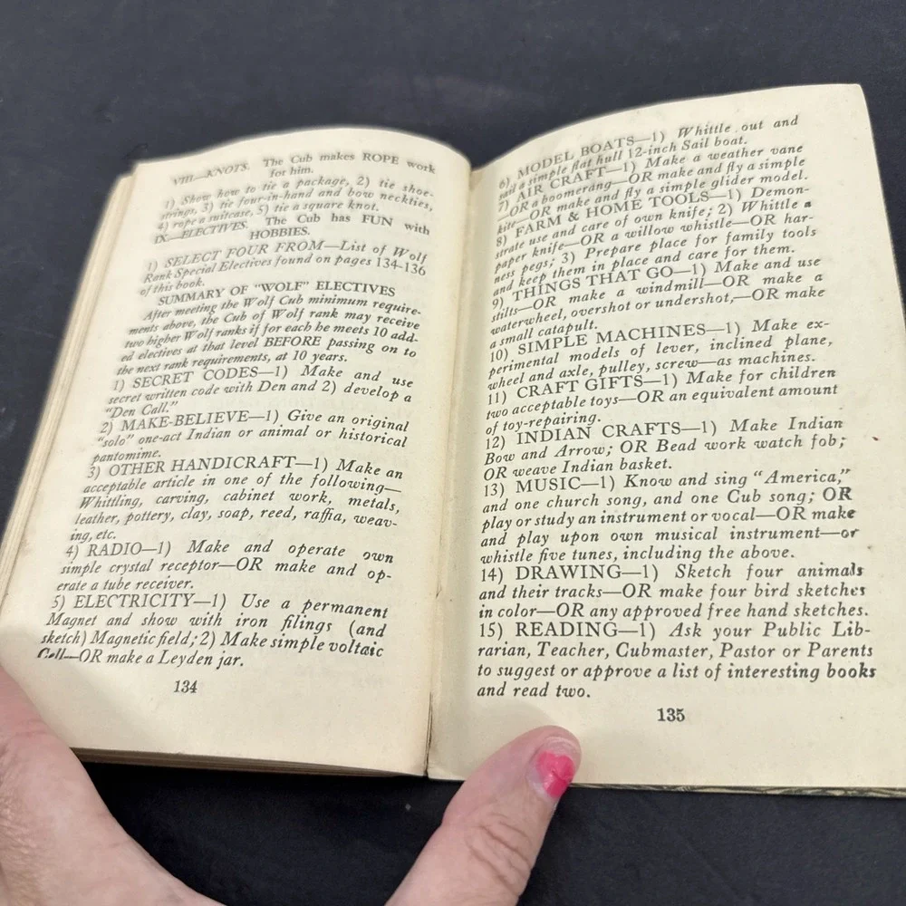 'The Bear Cub Book' -Boy Scouts of America - Copyright 1931